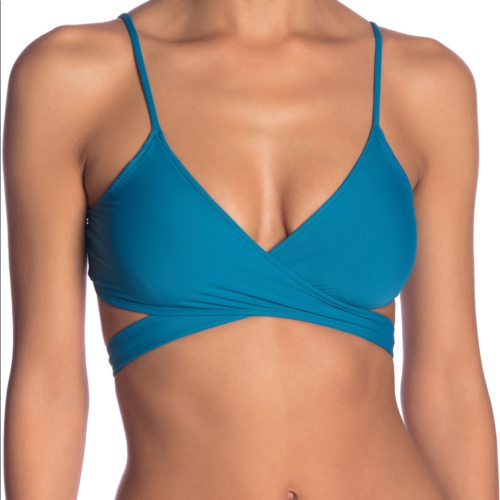L Space Chloe Wrap Bikini Top